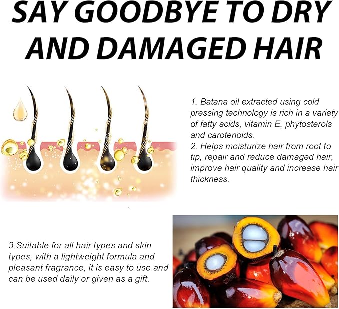 Original BATANA ORGANIC OIL 100% Natural