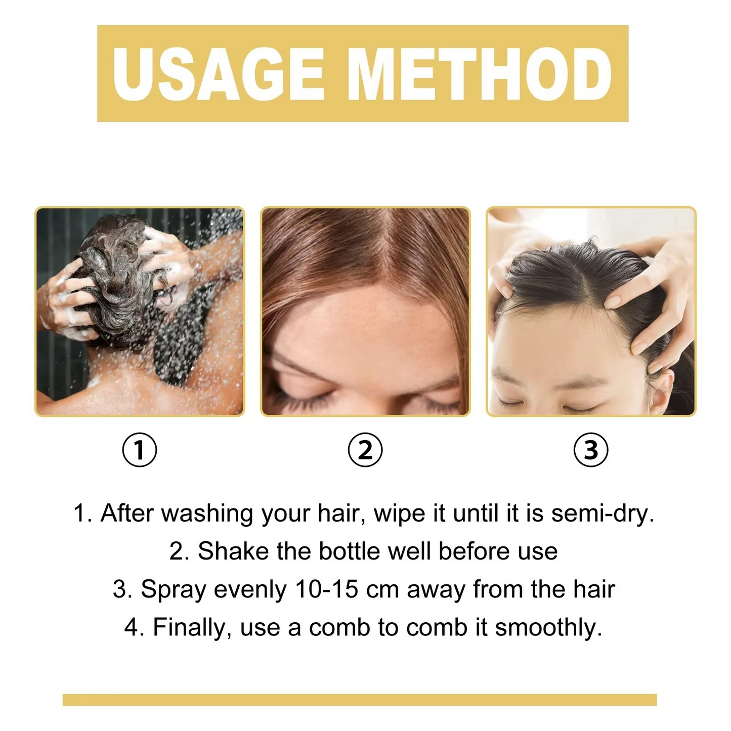 KERATIN HAIR serum SPRAY PROTEIN ( repairing feature )