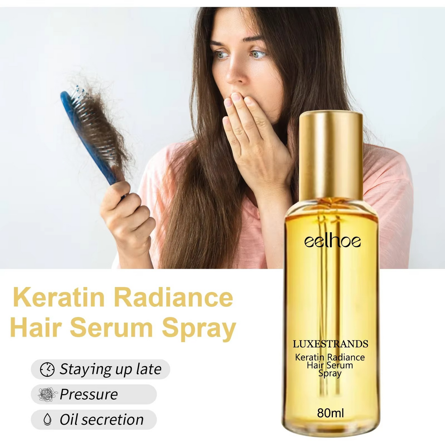 KERATIN HAIR serum SPRAY PROTEIN ( repairing feature )