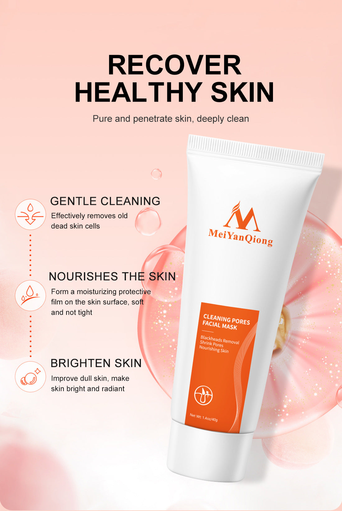 CLEANING PORES FACIAL MASK Acne Remover