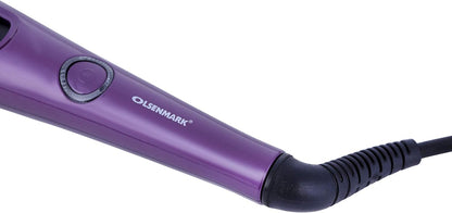 CERAMIC HAIR CURLER with Spring Clip, Led Indicator, Cool Tip