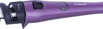 CERAMIC HAIR CURLER with Spring Clip, Led Indicator, Cool Tip