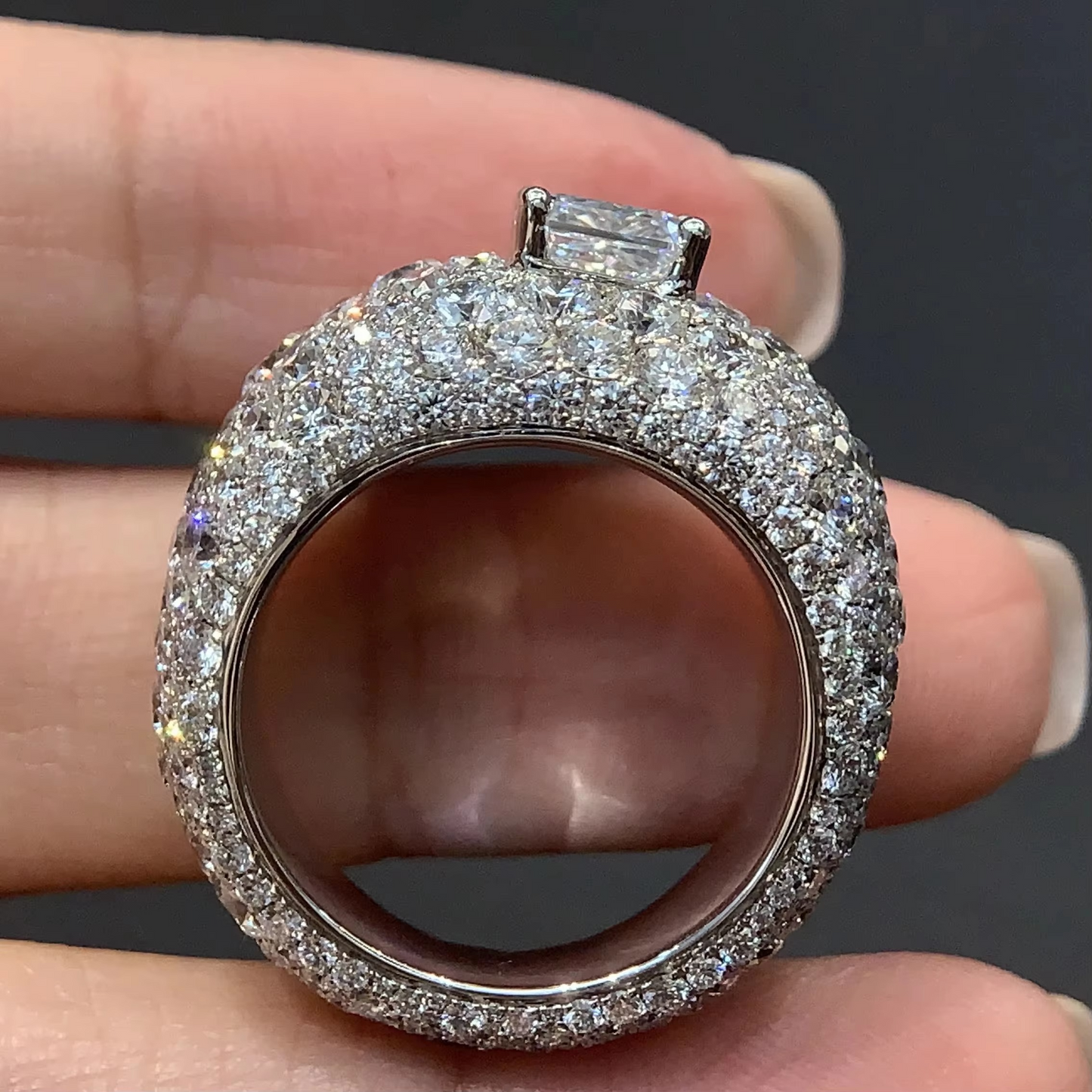 3 CARAT DIAMOND Designer WHITE GOLD Ring (SPECIAL)