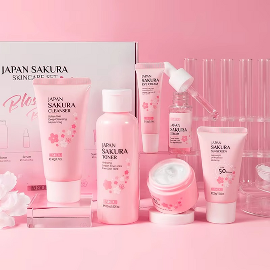 JAPAN SAKURA SKINCARE SET (6 ITEMS)