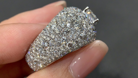 3 CARAT DIAMOND Designer WHITE GOLD Ring (SPECIAL)
