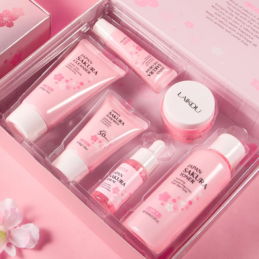 JAPAN SAKURA SKINCARE SET (6 ITEMS)
