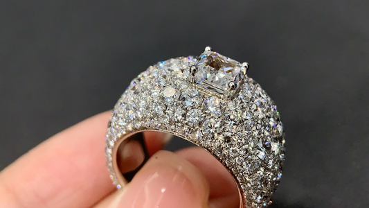 3 CARAT DIAMOND Designer WHITE GOLD Ring (SPECIAL)