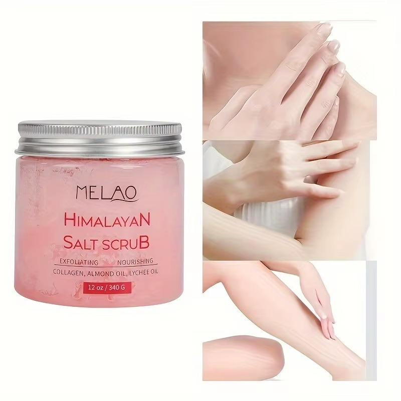HIMALAYAN SALT SCRUB Infused with Collagen and Stem Cell (340g)