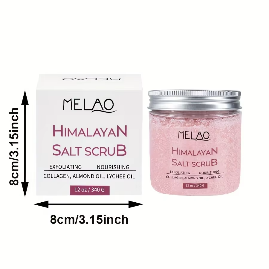 HIMALAYAN SALT SCRUB Infused with Collagen and Stem Cell (340g)