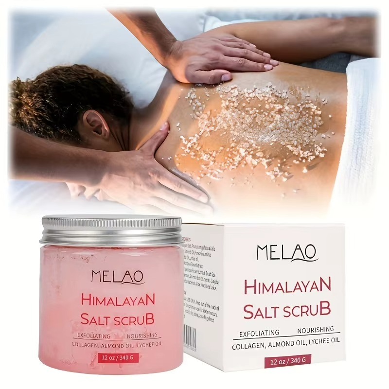 HIMALAYAN SALT SCRUB Infused with Collagen and Stem Cell (340g)