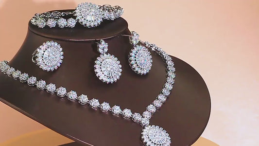 Luxury Cubic Zircon Jewelry Set