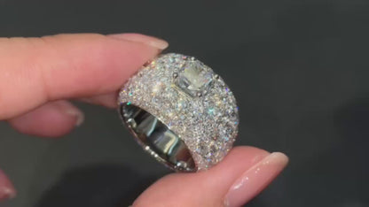 3 CARAT DIAMOND Designer WHITE GOLD Ring (SPECIAL)